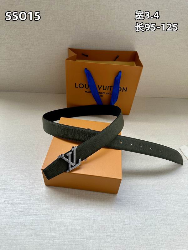 LV belt 34mmX90-115cm 8L06